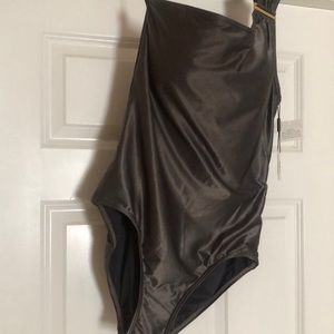 Sexy Calvin Klein one piece off the shoulder bathing suit